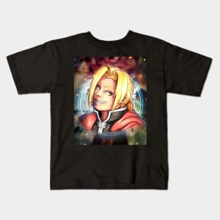 Edward Elric Portrait Kids T-Shirt